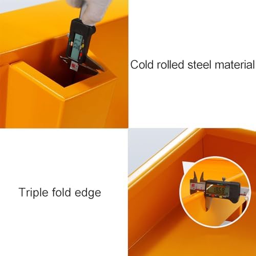 Spill Containment Platform, Drum Containment Spill Pallet, Detachable Steel Modular Platform for Garage and Warehouse