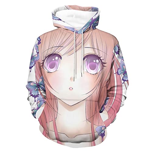 Sweatshirt impression 3D Schmetterling Girl pour homme et femme en taille S