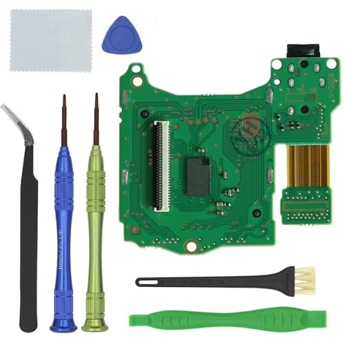 HYNNIO Ranura de repuesto para tarjetas de juego compatible con Nintendo Switch, ranura de repuesto para lector de cartuchos de tarjetas de juego con conector de auriculares, pieza de reparación para