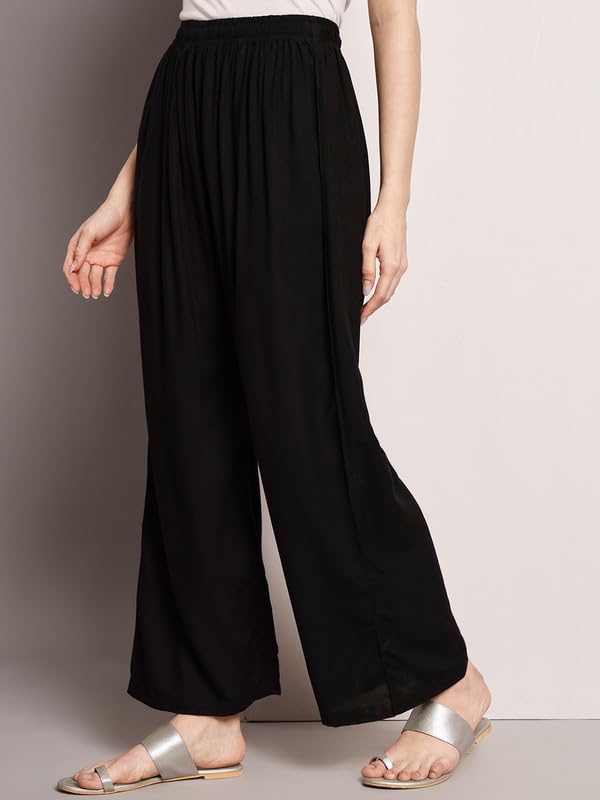 Image of Soft Colors Women Regular Fit Pocket Palazzo