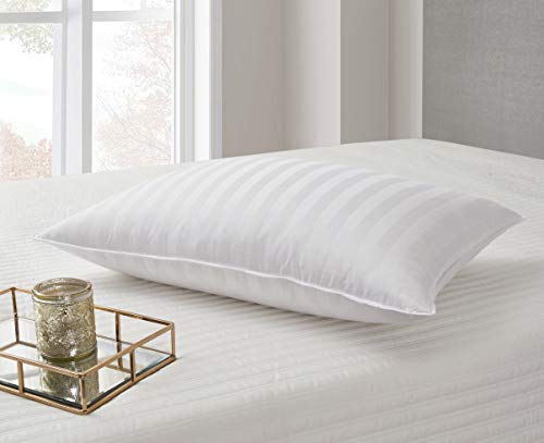 Blue Ridge Home Fashions White Siberian 500 Thread Count Cotton Damask Pattern Premium Pillow-Natural Hypoallergenic Fill-Made in USA, King (210003) by Blue Ridge Home Fashions - Used condition - US$70.56
