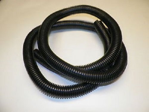 Electriduct Split Wire Loom Tubing Polyethylene Corrugated Flexible Conduit - 3/4" Nominal Size - 20 Feet - Black