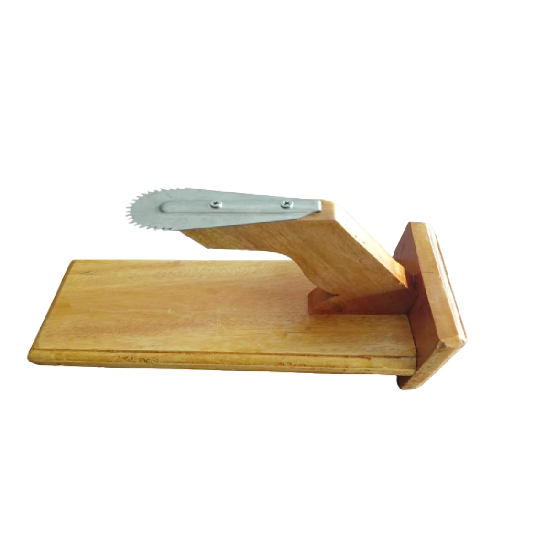 Samnantools Wooden Coconut Scraper with Polished Tabletop -Place Anywhere - Perfect for Every House-Portable Coconut Scraper