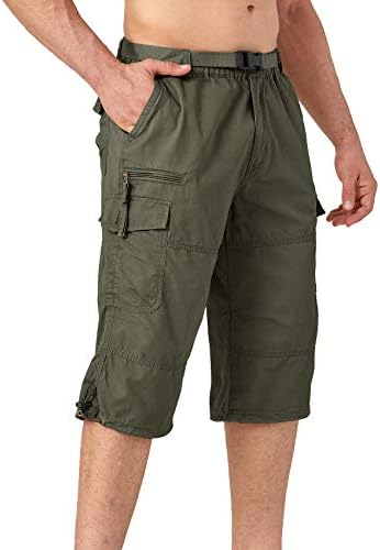 Men Cargo Pants Cropped Pants 