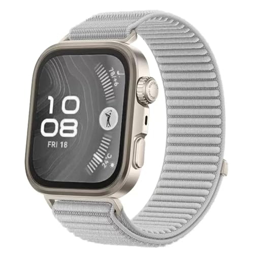 Hgsxst Sport Armband kompatibel mit Huawei Watch Fit 4/4 Pro/3 Armband Sport Loop Nylonband für Huawei Watch Fit 3/4/4 Pro Herren Damen