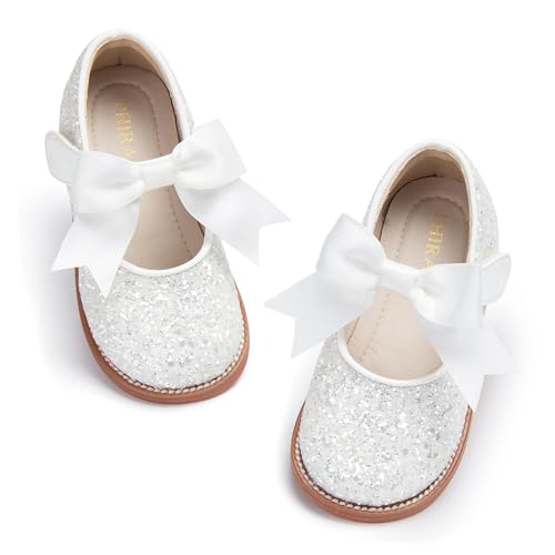 Image of PHIRAMIN Toddler Girl Mary Jane Dress Shoes-Little Girl School Uniform Shoes for Wedding Party