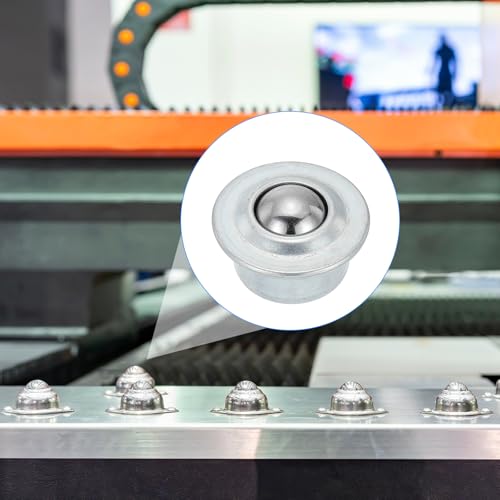 PATIKIL 5/8 Roller Ball Transfer Bearing 6 Stk Runde Kugel Einheit Kohlenstoffstahl Rollen Für Förderrollen Gestell Transmission Möbel