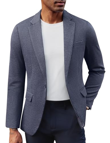 PJ PAUL JONES Mens Knit Blazer Lightweight One...