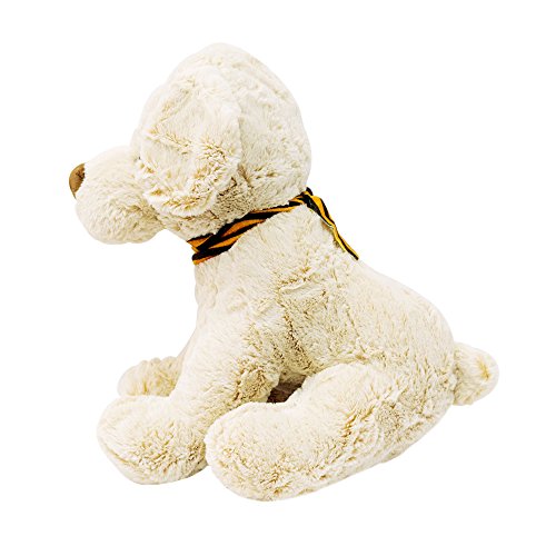 Cachorro Sentado Com Laço 40Cm - Pelúcia
