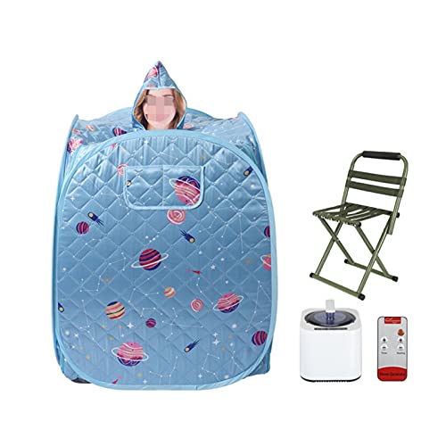 PAKJEL Sauna Kit Portable Steam Sauna Room Home Sauna Generator Slimming Household Sauna Box Ease Insomnia Steamer Lightweight Tent Full Body Spa Steam Bath Sauna Heater