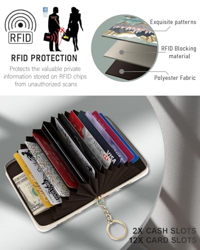Image of Credit Card Holder, Stylish RFID-Blocking Slim Wallet, Mountain
