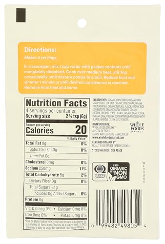 Image of 365 by Whole Foods Market, Organic Turkey Gravy Mix Packet, 0.85 Ounce