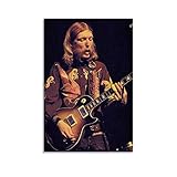 ASDKL Duane Allman Jazz Rock Guitar Poster Decorative Painting Canvas Wall Art Living Room Posters...
