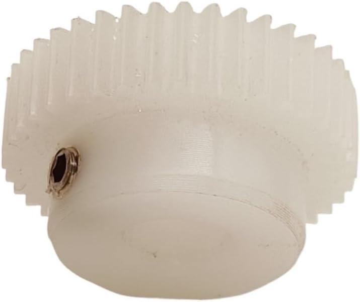 Plastic Motor Gear,1pcs 1 Module 24 Teeth Spur with Step 26mm Diameter 10mm Thickness Straight Cylindrical Pinion Spindle(9mm BORE)