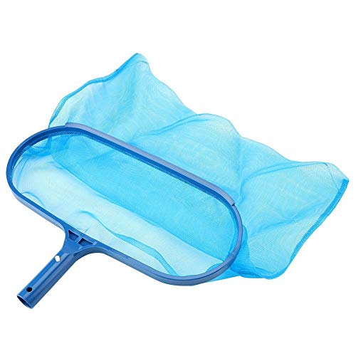 Broco Blue Plastic Leaf Skimmer Fine Mesh Net Deep Bag Swimming Pool Pond Tub Cleaning Tool