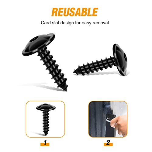 image for GOOACC 50pcs Torx Truss Head Tapping Screw Fender Liner Splash Guard U