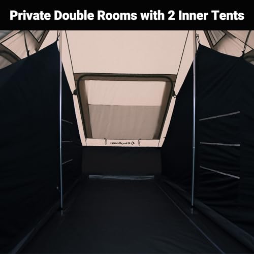 KingCamp Carpa interior para 2 personas sombra oscura miniatura 7