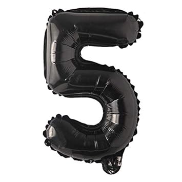 VINAYAKAMART Five Number Foil Balloon 17