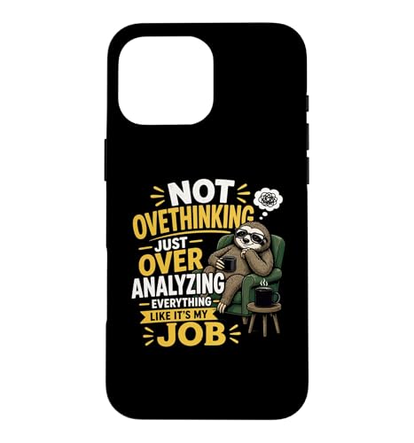 Overthinking Is My Job �t�@�j�[�O���t�B�b�N �X�}�z�P�[�X iPhone 16 Pro Max �p