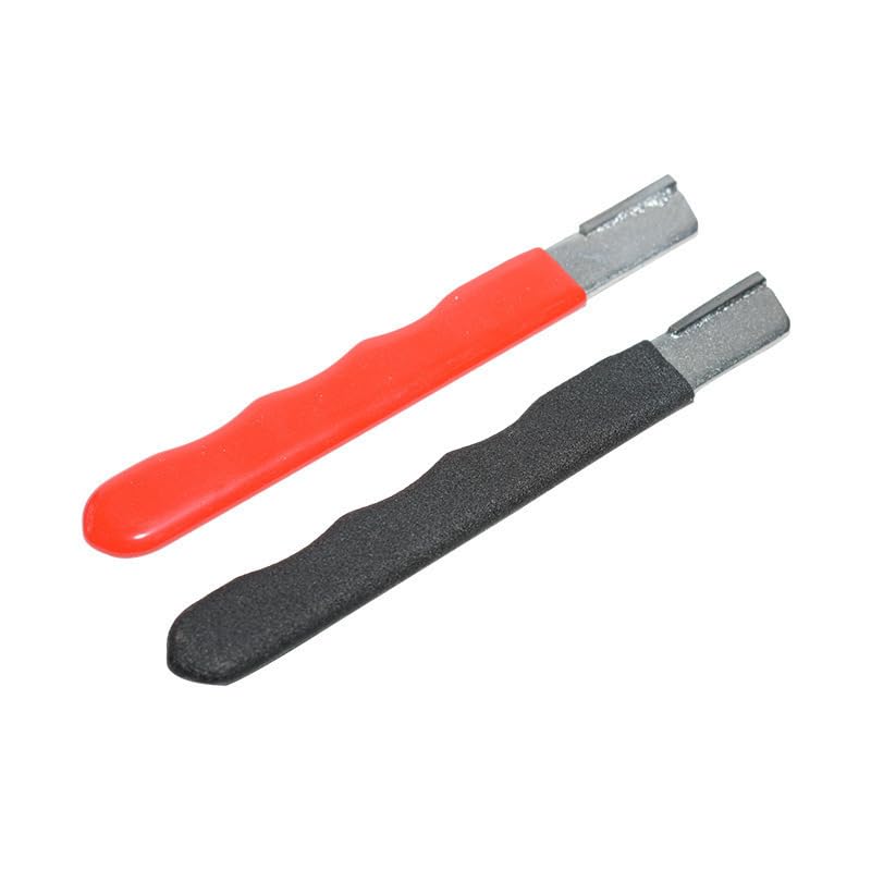 2Pcs Garden Blades Sharpener Multi-Functional Portable Knife Sharpener Tool for Garden Pruner Pocket Knives