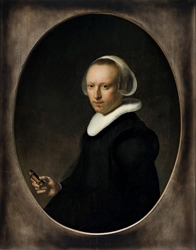 Portrait de Femme Peinture Rembrandt Toile pour Rompre la Monotonie d'une Chambre