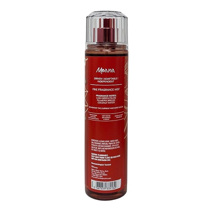 Princess Mist Moana Bath and Body Fine Fragrance Mist limited edi...