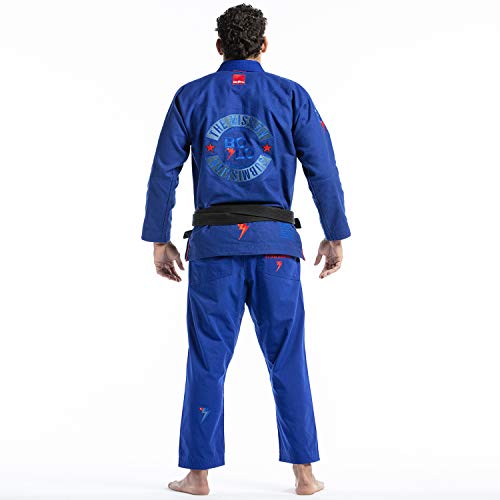 Kimono Jiu Jitsu Storm Stealth BOLO Azul-A3