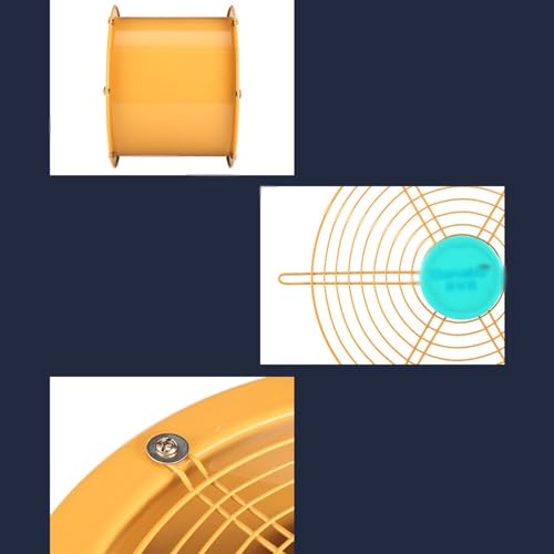 Extractor de ventilación de alta potencia para baño e industria con motor de cobre, aspas de acero inoxidable, para pared o techo, 10 pulgadas miniatura 5