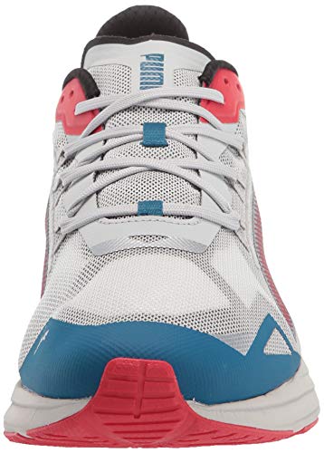 PUMA PUMA Men's Ultraride Running-Shoe, Gray Violet-High Risk Red, 8