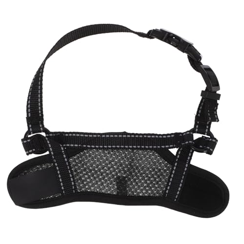 POPETPOP Protective Dog Muzzle Size XXL Breathable Adjustable for Small Dogs Stop Barking Pet Safety