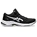 Produktbild ASICS Men's Netburner Ballistic FlyteFoam Mid Top 3 Volleyball Shoes, 9.5, Black/White