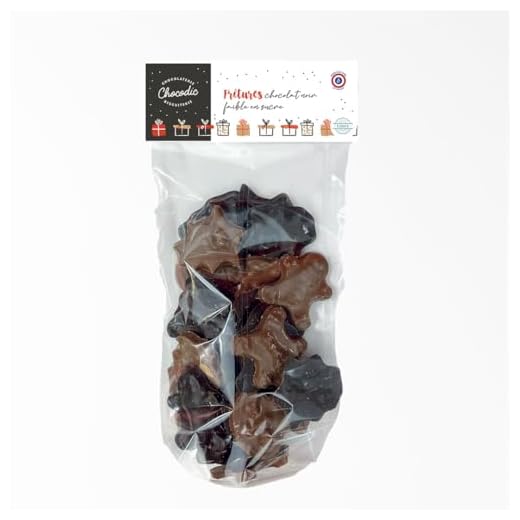 Sachet de friture chocolat de noel SANS SUCRE spécial diabétique 100g - chocolat de NOEL - Fabrication artisanale