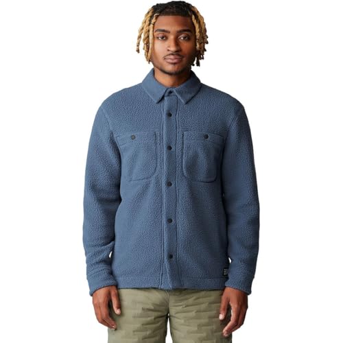 Veste Polaire Mountain Hardwear Hicamp Shacket - Tissu Moelleux et Boutons-Pression Homme