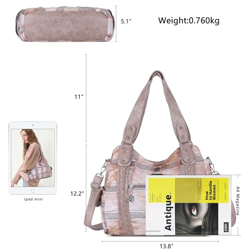 Image of Angel Barcelo Purses for Women Soft PU Leather Shoulder Bag Crossbody Purse and Handbags