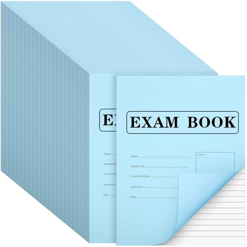 Cahiers d'examen grand format Skyygemm à reliure cousue haute résistance et larges lignes