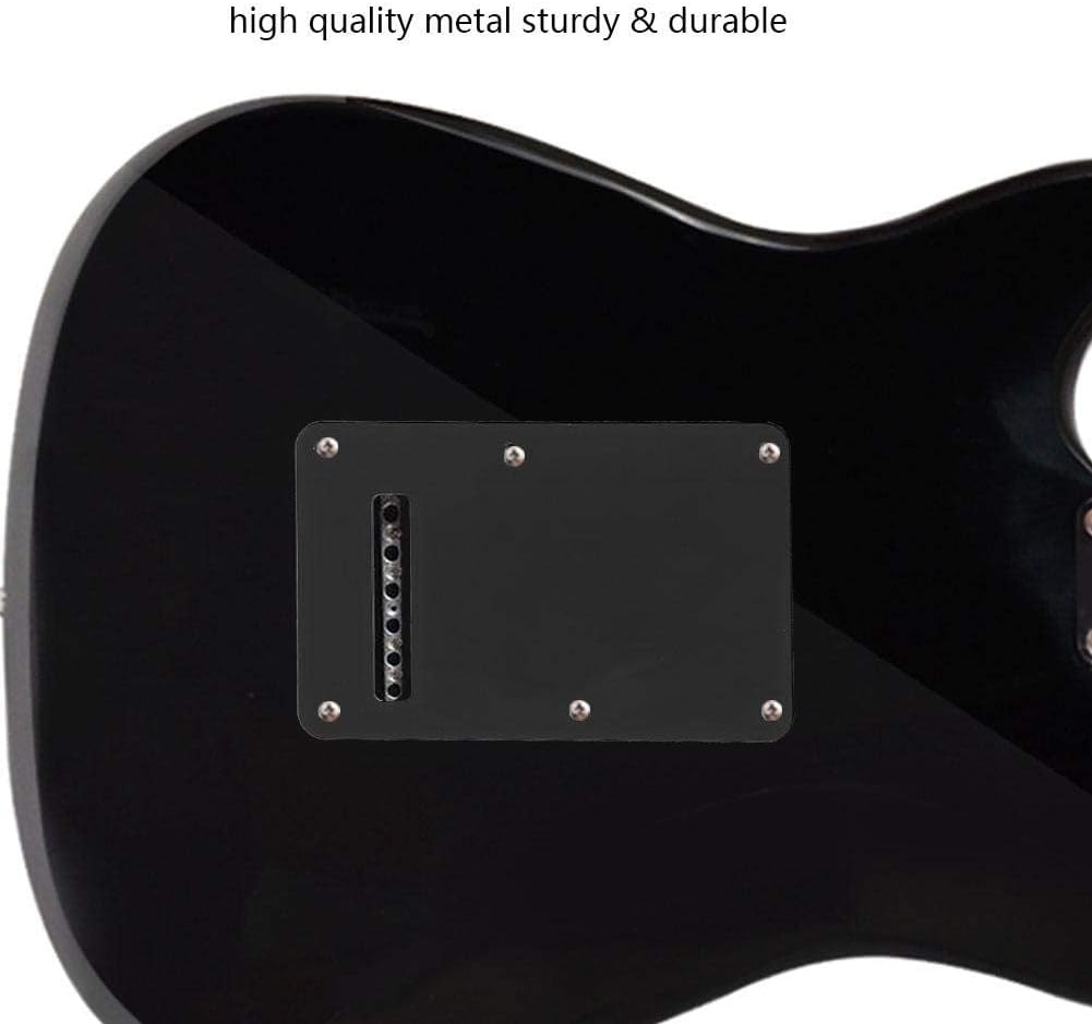 Guitars Back Plate Cavity Cover for ST Electric Guitar (Black) Performance Accessory