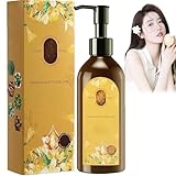 Nourishing Plant-Based Hair Color,Single Agent Floral Dye,Long Lasting Natural HairDye Shampoo,Plant Single Dose Floral Fragrance Dye,Plant Based HairDye for Gray Hair Coverage Women (Dark Brown)