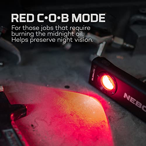 Image of NEBO Slim+ 1200 Pocket Light | USB-C Rechargeable 1200 Lumen Pocket Light, 7 Light Modes, Portable, Magnetic Clip, Waterproof and Impact Resistant - Black