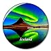 Island Aurora Kühlschrank Magnete Dekorative Magnet Flaschenöffner Tourist City Travel Souvenir Collection Geschenk Starker Kühlschrank Aufkleber