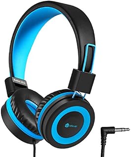 iClever Kids Headphones - Wired Headphones Kids, Adjustable Headband, Stereo Sound, Foldable, Untangled