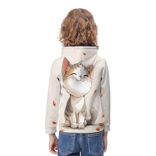 Sweat chat 3D garçon idée cadeau d'anniversaire originale pour ado 12-14 ans - 4