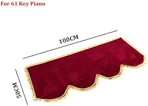 GTFHUH Klaviertastatur StaubschutzhA lle Tasten Tasten Elektronische KlaviertastaturschutzhA lle SchutzhA lle mit dekoriertem Staubschutz A