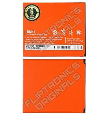 Image of BM41 Battery for Redmi 2050mAh /7.8WH 3.8V Battery with 6 Month Warranty** (DD78)