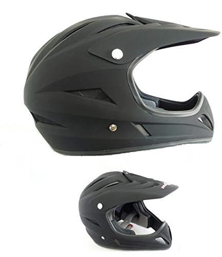 Casco Downhill BMX y Esqui VB 210 negro mate talla L para deportes de accion