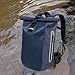 MotiveTech Roll up Top Backpack Waterproof Dry Bag Waterproof Storage Bag for Swimming, Dark Blue