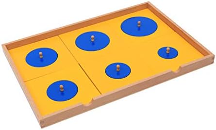 Miniatura 8 de Adena Montessori Puzzle geométrico Gabinete geométrico Montessori Materiales sensoriales Herramientas educativas Equipo preescolar