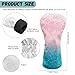 ELEQIN Pink Blue Golf Club Head Covers, Golf Head Covers for Hybrid, Easy Put On Easy Remove Sleeve Leather Headcovers, Sports Outdoors Accessories for Daily Travel