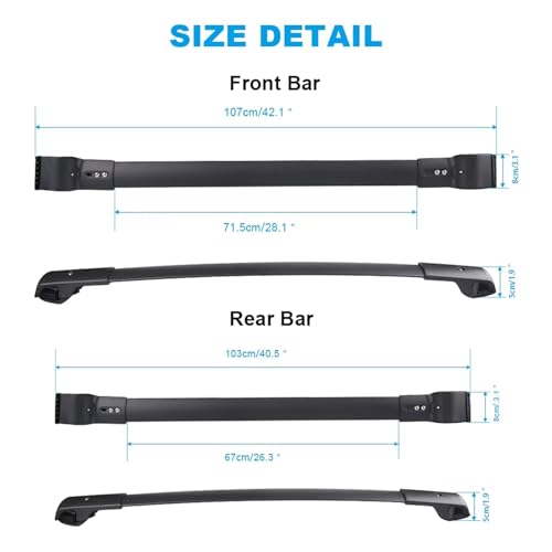 Barras transversales para solucionar la falta de espacio en Subaru Forester 6