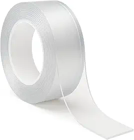 Fita Mágica Nano Adesiva Dupla Face Transparente 3cm x 3m – Super Aderente, Fixação Forte Sem Furos, Não Estraga a Parede, Fácil de Remover