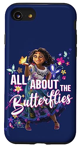 Coque iPhone SE 2020 / 7 / 8 Encanto Disney avec motif affiche papillon Mirabel